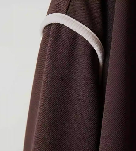 Autumn Fashion Women Brown Patchwork Short Jacket Korean Long Sleeve Zipper Coat Loose Casual Holiday Tops Popular Streetwear