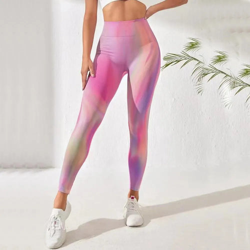 Load image into Gallery viewer, QK Aurora Women Bubble Butt Push Up  Yoga Pant Fitness Workout Gym High Waist Scrunch Tight Mujer Gym Seamless Leggings
