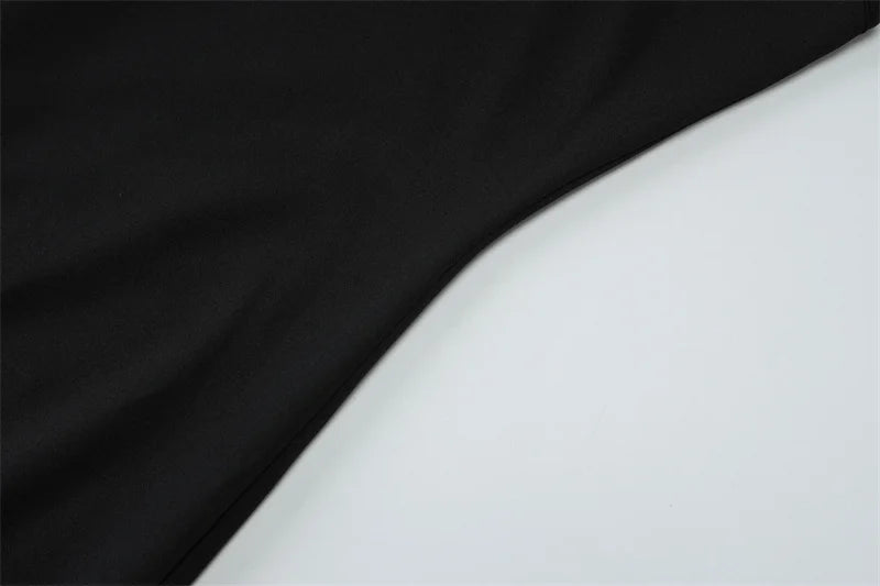 Summer Sleeveless Sexy Mini Dress Women Fashion Metal Ring Turtleneck Off-shoulder Strapless Club Party Dress Y2k