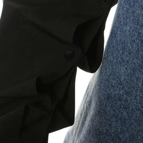 Load image into Gallery viewer, Women Blue Denim Button Many Ways Wear Dress New Round Neck Long Sleeve Loose Fit Fashion Tide Spring Autumn 2025 17A8518
