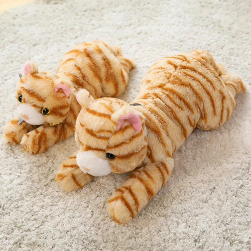 Load image into Gallery viewer, 35/45cm Cat Plush Toy Like Real Cute Little Kitten Colorful Cats Doll Striped Sweet Peluche Children Present
