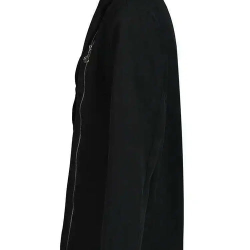 Load image into Gallery viewer, Women Black Zipper Irregular Big Size Blazer New Lapel Long Sleeve Loose Fit Jacket Fashion Spring Autumn 2025 1DH1523
