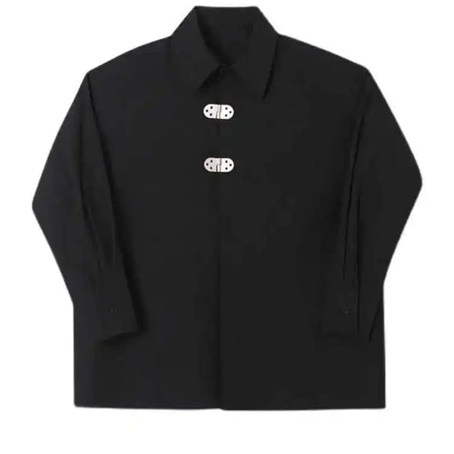 Load image into Gallery viewer, Women White Shaped Big Size Casual Blouse New Lapel Long Sleeve Loose Fit Shirt Fashion Tide Spring Autumn 2025 1DF1136
