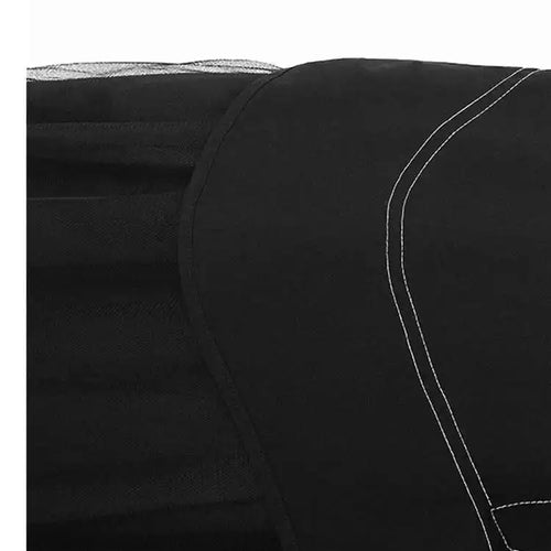 Load image into Gallery viewer, Women Black Topstitched Mesh Big Size Strap Dress New Square Collar Sleeveless Fashion Tide Spring Autumn 2025  1DH6192
