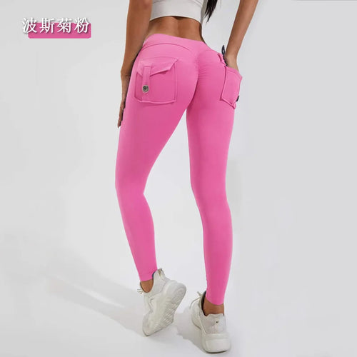Load image into Gallery viewer, Smaller Gym Leggings Women Scrunch Bum High Waist Yoga Pants Shorts Tights Workout Legging Breathable Naked Feeling Elastic v1
