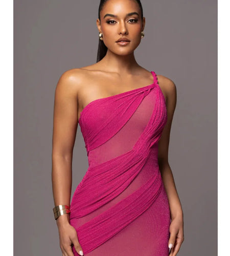 Elegant Sleeveless Mesh Patchwork Split Dress Women's Sexy Open Back Tight Female Vestidos Slim Party Club Evening Dress