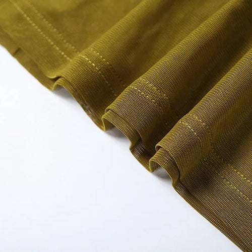 Load image into Gallery viewer, Mesh Ruffled Ruched Sexy Maxi Dress For Women Gown Fashion Solid Sleeveless Backless Bodycon Club Long Dress Vestido
