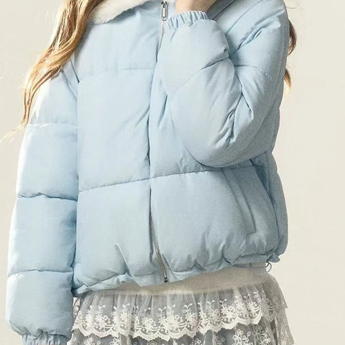 Load image into Gallery viewer, Y2k Aesthetic Women Cotton Casual T-shirt Streetwear Lace Patchwork Grunge Tshirts Harajuku Sweet White Basic Fairy Tee Femme
