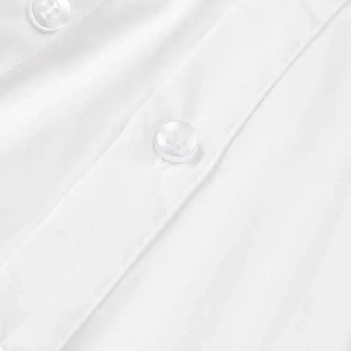 Load image into Gallery viewer, Women White Pleated Big Size Irregular Blouse New Stand Collar Long Sleeve Shirt Fashion Spring Autumn 2025  1DE395100
