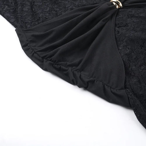 Load image into Gallery viewer, Lace Hollow Out Sexy Maxi Dress For Women Fashion Long Sleeve Thigh High Split Bodycon Club Evening Long Dress Elegant
