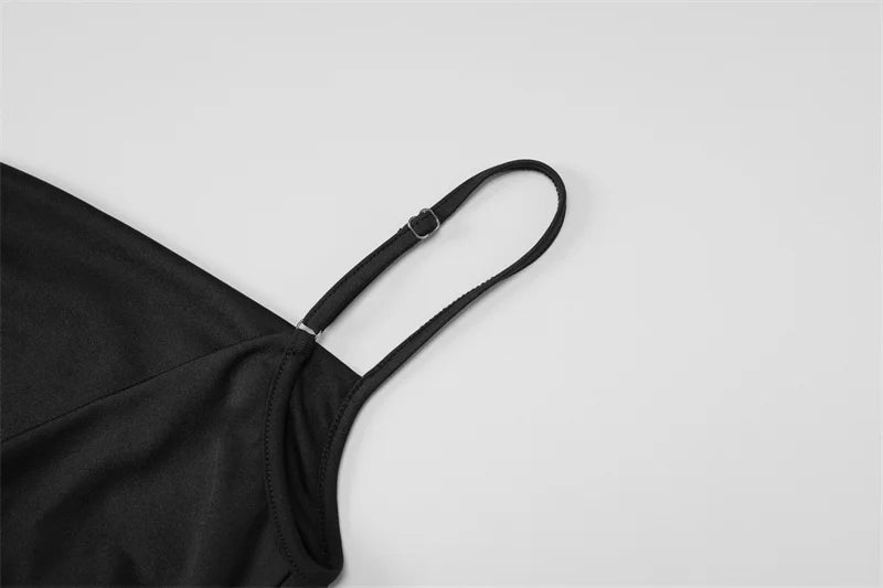 Spaghetti Strap Backless Sexy Maxi Dress Women Gown Summer New Fashion Solid High Waist Evening Beach Club Long Dress