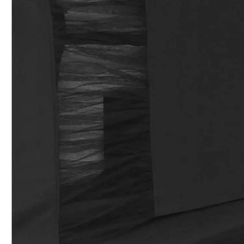 Load image into Gallery viewer, Women Black Mesh Perspective Big Size Midi Shirt Dress New Lapel Long Sleeve Fashion Tide Spring Autumn 2025 1DJ0140
