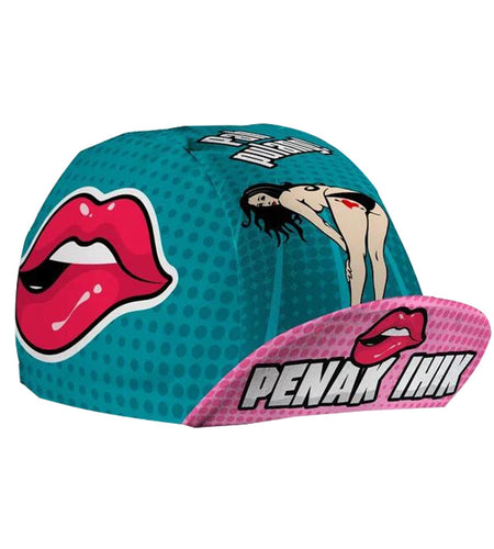 Red Lips Bikini Sexy Beauty Cartoon Polyester Cycling Caps  Outdoor Sports Bicycle Summer Hats Quick Dry Breathable Unisex