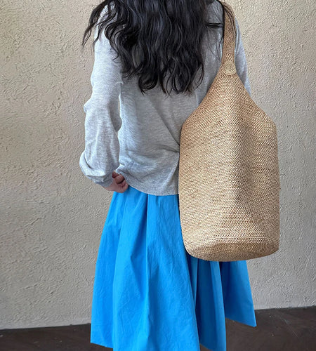 High Elastic Waist Blue Brief Elegant Bud Knee-Length Half-body Skirt Women Fashion Tide New Spring Autumn 2025 1DJ1113