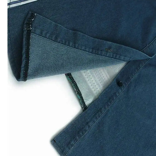 Load image into Gallery viewer, Women Blue Pattern Printed Denim Big Size Long Blouse New Lapel Long Sleeve Shirt Fashion Tide Spring Autumn 2025 1DH4876
