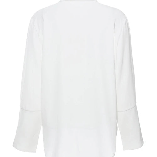 Load image into Gallery viewer, Women Black Bandage Vest Two Piece Blouse New Lapel Long Sleeve Loose Fit Shirt Fashion Tide Spring Autumn 2025 JR675
