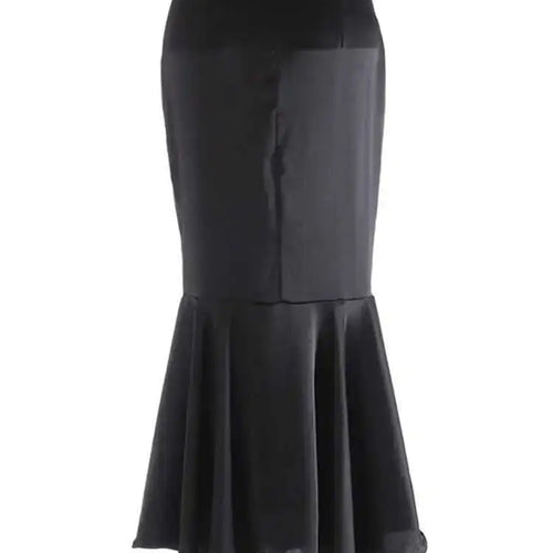 Load image into Gallery viewer, High Waist Apricot Irregular Elegant Midi Half-body Mermaid Skirt Women Fashion Tide New Spring Autumn 2025 1DJ0074
