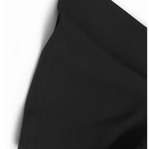 Load image into Gallery viewer, Women Black Three-dimensional Flower Big Size Midi Dress New Round Neck Short Sleeve Fashion Spring Summer 2025 1DJ1191
