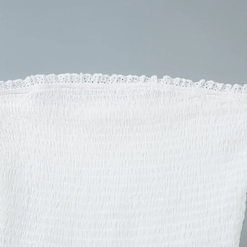 Load image into Gallery viewer, Off-shoulder Strapless A-line Sexy Mini Dress For Women Fashion Lace Sleeveless Backless High Waist Club Party Dress
