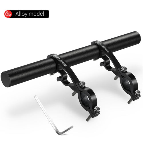 Load image into Gallery viewer, MTB Carbon Handlebar Extender Road Bike Integrated Handle Aluminium Extension Bar Bike Computer Light Phone Stand
