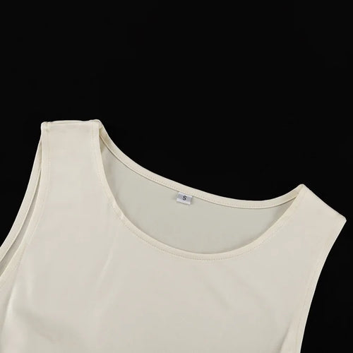 Load image into Gallery viewer, Patchwork Sleeveless Maxi Dress For Women Autumn New Casual Solid O Neck Loose A-line Long Tank Dress Elegant Fashion
