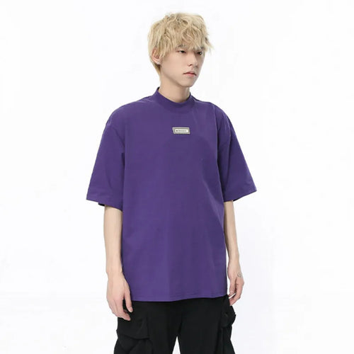 Load image into Gallery viewer, Men T-shirts Menwear Minimalist Metal Design Short Sleeve Fashion Round Collar Male Tops Summer Korean Style 9C5211
