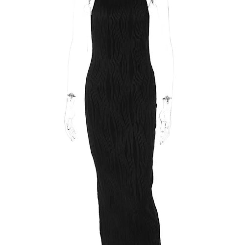 Load image into Gallery viewer, Elegant Sleeveless Long Dress For Women Bodycon 2024 Summer New Fashion Sexy Camisole Vestidos Slim Evening Dress Female
