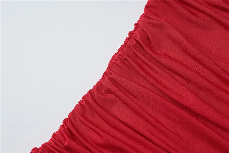 Spaghetti Strap Split Sexy Maxi Dress For Women Elegant Halter Sleeveless Backless High Waist Bodycon Club Party Dress