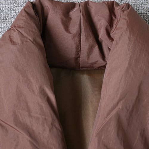 Load image into Gallery viewer, Brown Belted Big Size Keep Warm Cotton-padded Coat Long Sleeve Women Parkas Fashion Tide New Autumn Winter 2025 2Z2885
