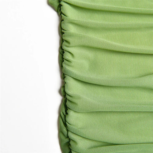 Load image into Gallery viewer, Mozision Hollow Out Backless Ruched Maxi Dress For Women Mesh Elegant Spaghetti Strap Sleeveless Bodycon Party Long Dress
