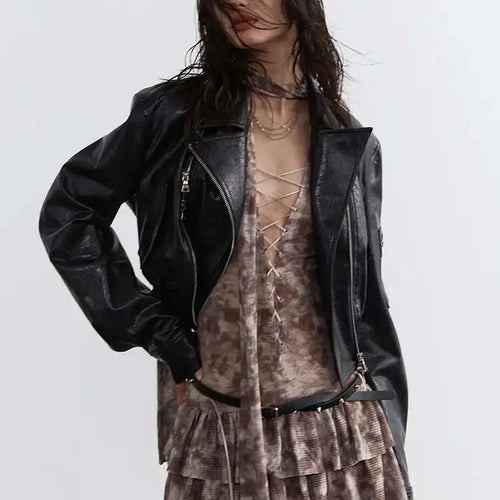 Load image into Gallery viewer, Women Beige Hollow Out Bandge Ruffles Long Elegant Dress New V-Neck Long Sleeve Fashion Tide Spring Autumn 2025 1DH4719
