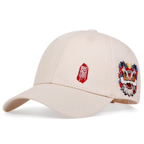 Load image into Gallery viewer, Fashion Baseball Cap Chinese Style Embroidery Sun Caps for Men Women Unisex-Teens Embroidered Snapback Flat Hip Hop Hat
