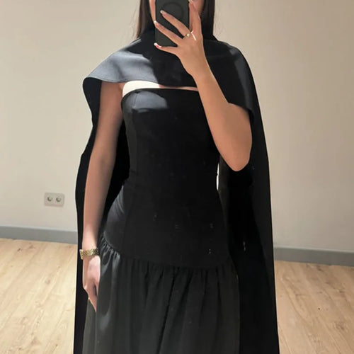 Load image into Gallery viewer, Sexy Strapless Sleeveless Backless Ribbon Long Dress For Women&#39;s 2025 Spring/summer New Elegant Slim Party Evening Dress

