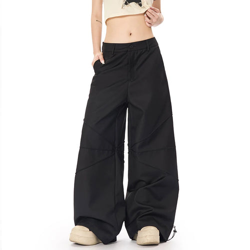 Load image into Gallery viewer, Men's Suit Pants New American Style Straight Leg Trendy High Street Patchwork Stylish Solid Color Male Clothing 9W1926
