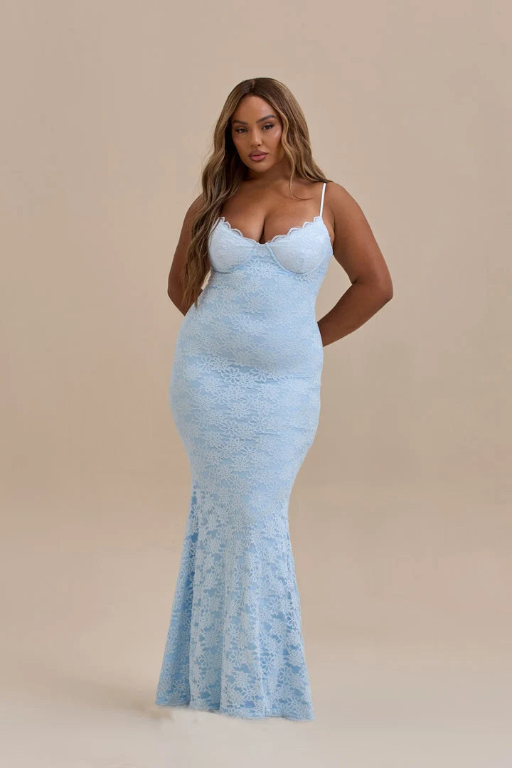 Spaghetti Strap Backless Sexy Maxi Dress For Women Gown Elegant Sleeveless Evening Club Party Bodycon Dress Clubwear