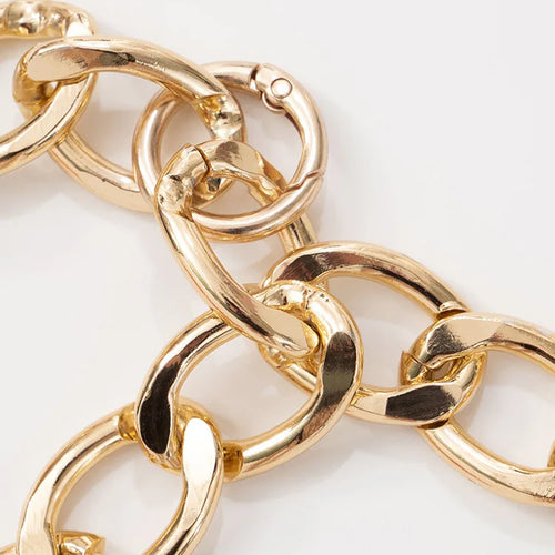 Load image into Gallery viewer, Metal Chain Halter Backless Sexy Maxi Dress Women Orange Off-shoulder Sleeveless Thigh High Split Club Long Dress
