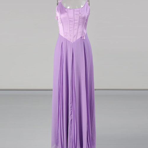 Load image into Gallery viewer, Solid Slimming Spliced Appliques Elegant Dresses for Women Square Nec Sleeveless Tunic Patchwork Folds Dress Female
