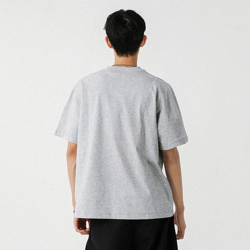 Load image into Gallery viewer, Male T-shirt American Style Short Sleeve Pullover Solid Color O-neck Spring Summer Men's Tees Pullover Top 9W1300
