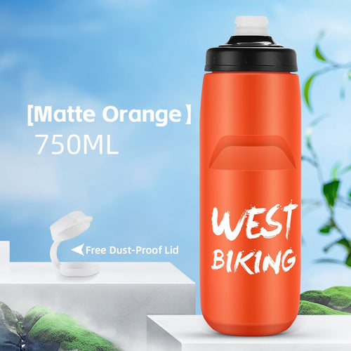 Load image into Gallery viewer, Cycling Water Bottle 620-750ML Portable Sports Soft Flask MTB Road Bike Bottle Running Gym Fitness Bottle 6 Colors
