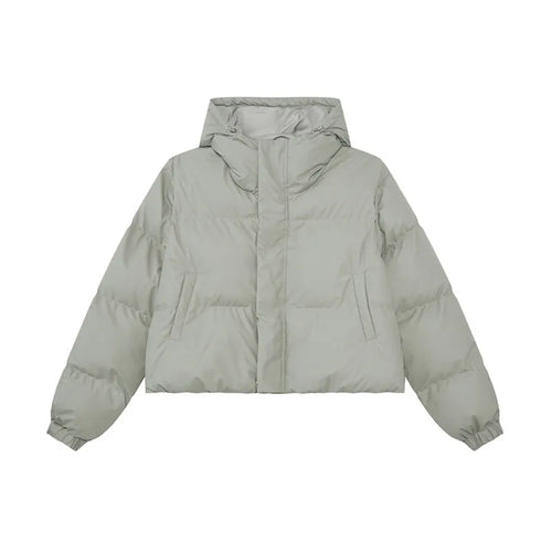 Load image into Gallery viewer, Hooded Men&#39;s Parkas Solid Color Korean Style Drawstring Thickened Casual Coats Cotton Loose Male Padded Jackets New 9C9328

