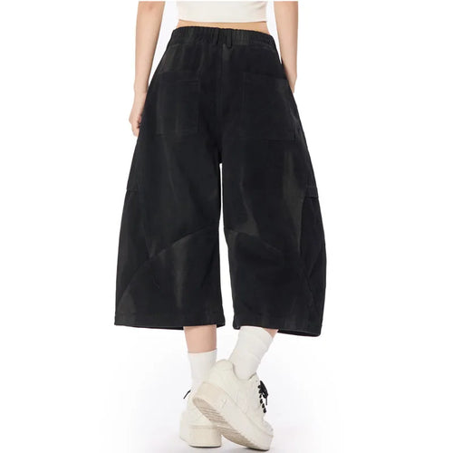 Load image into Gallery viewer, Men&#39;s Cargo Shorts American Handsome Style Pleated Design Solid Color Straight Leg Male Casual Clothing Summer 9W1727
