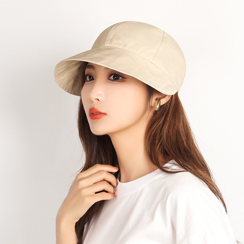 Fashion Cool Summer Women Caps Sunscreen Female Outdoor Sport Visors Snapback Cap Lady Sun Hat For Women