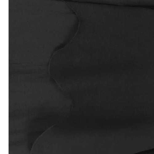 Load image into Gallery viewer, Women Black False Two Ruffles Hem Big Size Midi Dress New Round Neck Long Sleeve Fashion Tide Spring Autumn 2025 1DH9654
