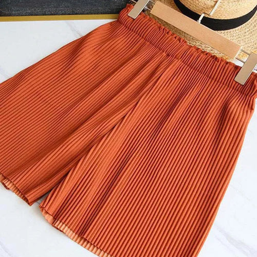 Load image into Gallery viewer, Women Shorts Harajuku Summer wide-leg Pants Leisure Loose Korean Style Solid Color woman&#39;s Shorts
