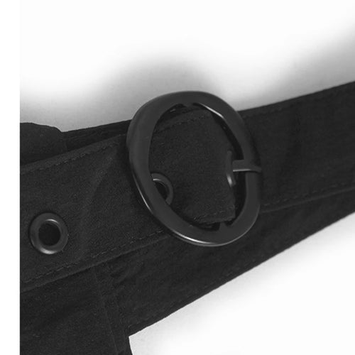 Load image into Gallery viewer, Women Black Irregular Big Size Midi Strap Dress New Square Collar Sleeveless Fashion Tide Spring Autumn 2025 1DJ1229
