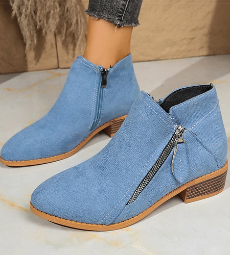 Boots Spring Winter Boots Women 2025 New Heels Boots Ankle Women's Winter Shoes Autumn Short Botas Mujer Chelsea Booties Woman