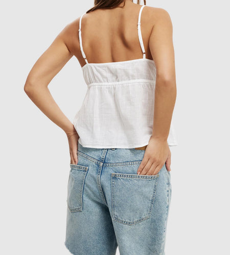 y2k Crop Top Women Summer Clothes Embroidery Flower V Neck Sleeveless Backless Camisole Vest 2000s Clothing Streetwear