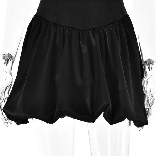 Load image into Gallery viewer, Elegant Satin Corset Mini Dress For Women  Fashion New Spaghetti Strap Sleeveless Backless A-line Club Party Sexy Dress
