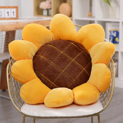 Load image into Gallery viewer, 40cm Kawaii Sunflower Plush Pillow Cushion Soft Sunflower Plant Mat Stuffed Sofa Bed Sleeping Back Cushion Decor Gifts
