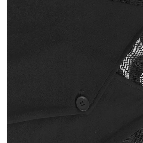 Load image into Gallery viewer, Black Dot Hollow Out Vest Half-body Skirt Two Pieces Suit New V-Neck Sleeveless Women Fashion Spring Autumn 2025 1DJ1101
